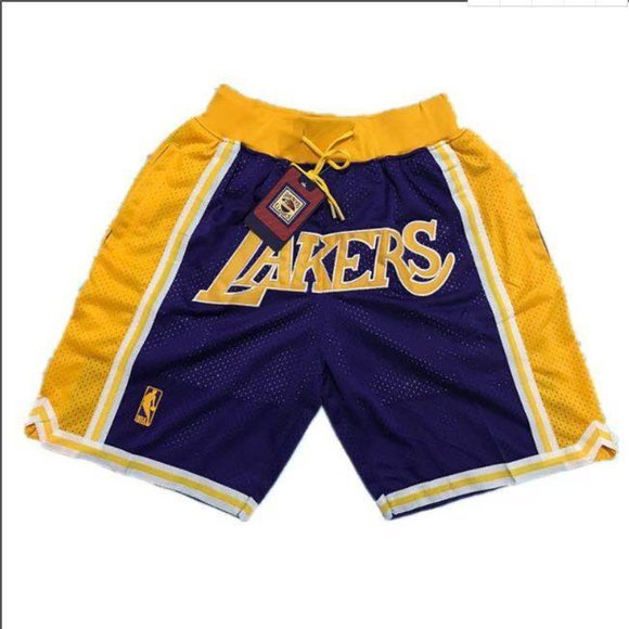 lakers blue shorts